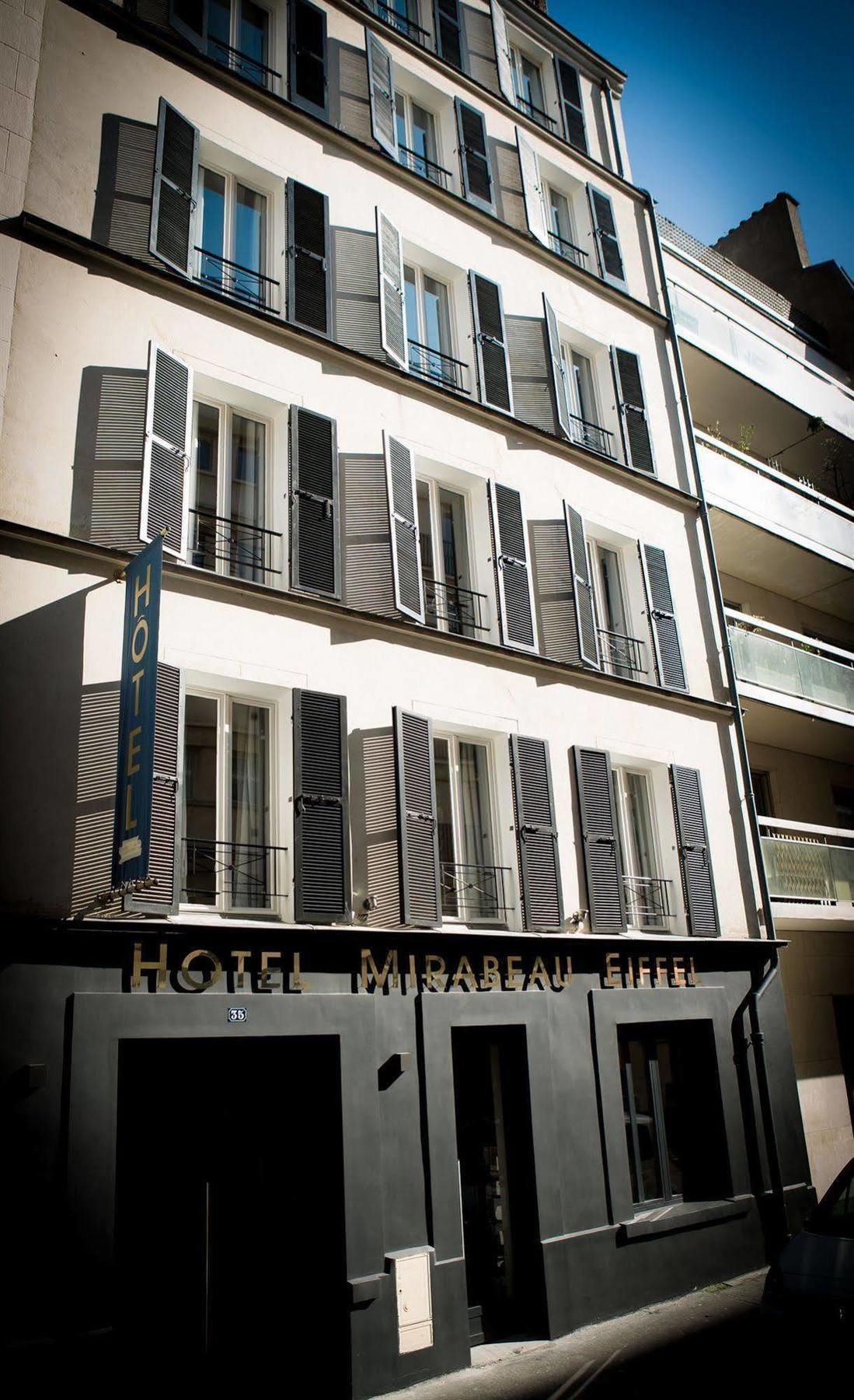 Hotel Mirabeau Eiffel Paris Eksteriør billede